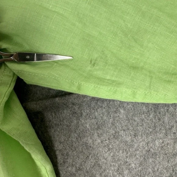 Tommy Bahama Shirt Mens XL Green Linen Beach Summer Island Hawaiian - Picture 12 of 13